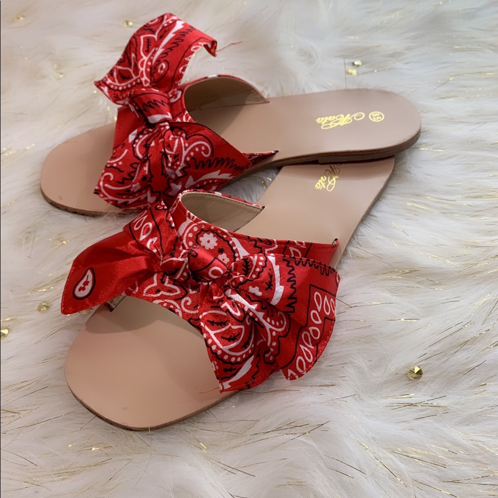 Bandanna slippers